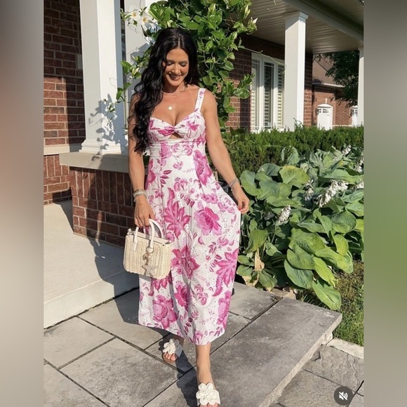 🔥🔥Zara printed dress with openwork embroidery - Picture 8 of 13